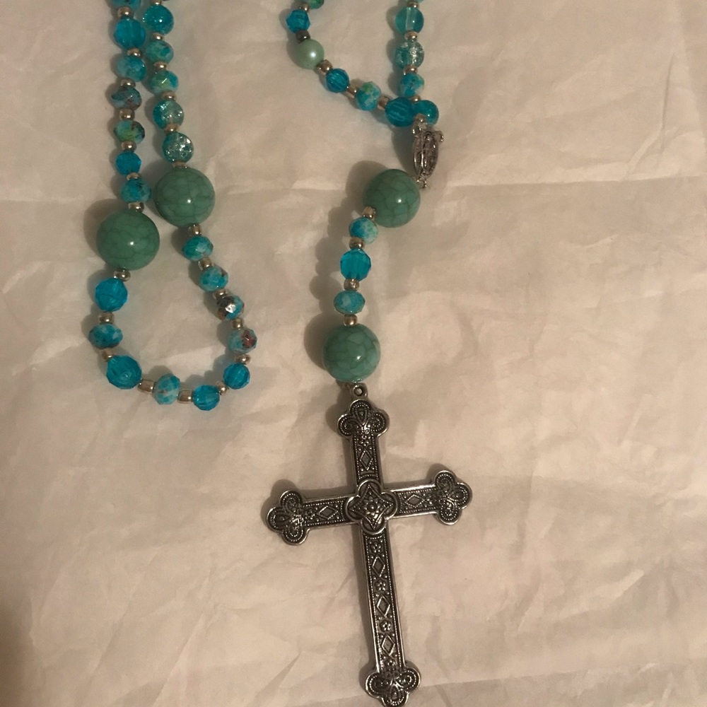 Handmade Rosary necklace